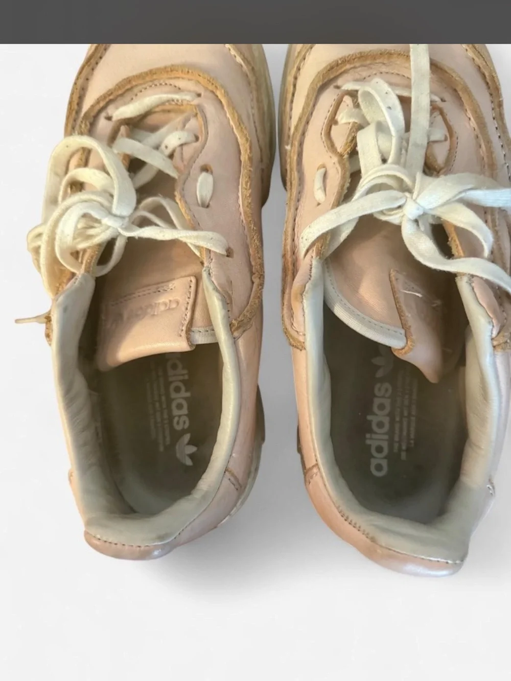 adidas mens and Tan Athletic Sneakers